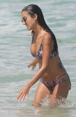 RACQUEL NATASHA at a Beach in Miami 07/17/2016