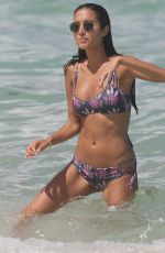 RACQUEL NATASHA at a Beach in Miami 07/17/2016