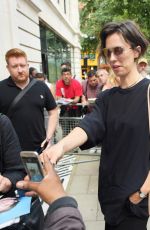 REBECCA HALL Leaves BBC Radio 2 in London 07/16/2016