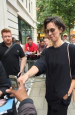 REBECCA HALL Leaves BBC Radio 2 in London 07/16/2016