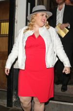 REBEL WILSON Leaves Phoenix Theatre in London 06/29/2016