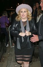 REBEL WILSON Leaves Phoenix Theatre in London 07/05/2016