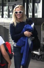 REESE WITHERSPOON at Airport in Vancouver 07/17/2016