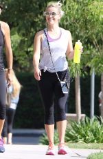 REESE WITHERSPOON in Leggings Out in Los Angeles 07/29/2016