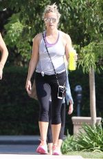 REESE WITHERSPOON in Leggings Out in Los Angeles 07/29/2016