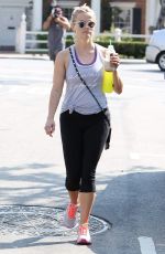 REESE WITHERSPOON in Leggings Out in Los Angeles 07/29/2016