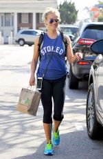 REESE WITHERSPOON Leaves a Workout in Brentwood 07/13/2016