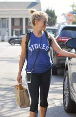 REESE WITHERSPOON Leaves a Workout in Brentwood 07/13/2016