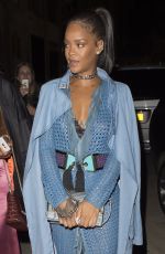 RIHANNA Night Out in London 07/02/2016