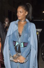 RIHANNA Night Out in London 07/02/2016
