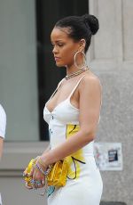 RIHANNA Out and About in New York 06/31/2016