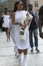 RIHANNA Out and About in Prague 07/27/2016