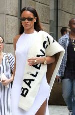 RIHANNA Out and About in Prague 07/27/2016