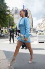 RIHANNA Out Shopping in Paris 07/29/2016