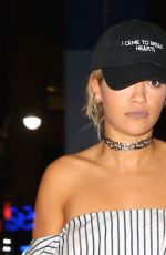 RITA ORA at Radiohead Concert in New York 07/27/2016