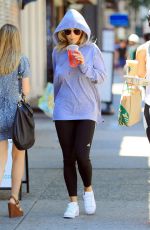 RITA ORA in a Hoodie Out in Tribeca 07/23/2016