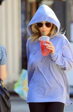 RITA ORA in a Hoodie Out in Tribeca 07/23/2016