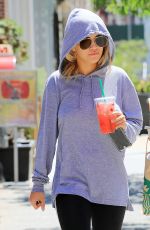 RITA ORA in a Hoodie Out in Tribeca 07/23/2016
