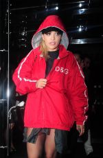 RITA ORA Leaves Edition Hotel in London 06/30/2016