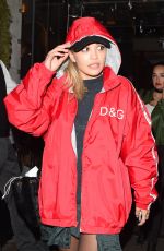 RITA ORA Leaves Edition Hotel in London 06/30/2016