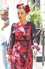 RITA ORA Leaves Her Apartment in New York 07/28/2016