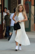 RITA ORA Leaves Her Hotel in New York 07/18/2016