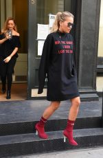 RITA ORA Leaves Her Hotel in New York 07/19/2016