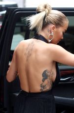 RITA ORA on the Set of America
