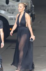 RITA ORA on the Set of America
