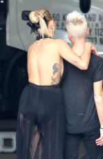 RITA ORA on the Set of America