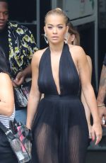 RITA ORA on the Set of America