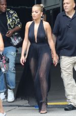 RITA ORA on the Set of America