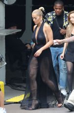 RITA ORA on the Set of America