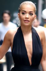 RITA ORA on the Set of America