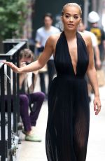 RITA ORA on the Set of America