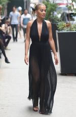 RITA ORA on the Set of America