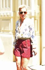 RITA ORA on the Set of America