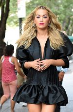 RITA ORA Out and About in New York 04/24/2016