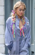 RITA ORA Out and About in New York 07/17/2016