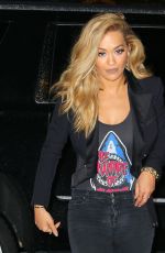 RITA ORA Out for Dinner in New York 07/25/2016