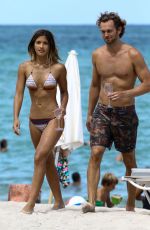ROCKY BARNES in Bikini on the Beach in Miami 07/13/2016