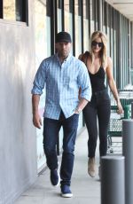 ROSIE HUNTINGTON-WHITELEY and Jason Statham Out Shopping in Malibu 07/29/2016