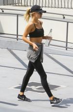ROSIE HUNTINGTON-WHITELEY in Tights Out in West Hollywood 07/06/2016