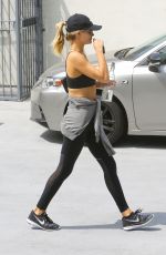 ROSIE HUNTINGTON-WHITELEY in Tights Out in West Hollywood 07/06/2016