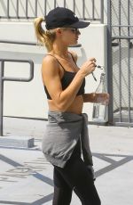 ROSIE HUNTINGTON-WHITELEY in Tights Out in West Hollywood 07/06/2016