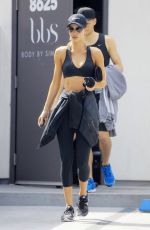 ROSIE HUNTINGTON-WHITELEY Leaves a Gym in West Hollywood 07/01/2016