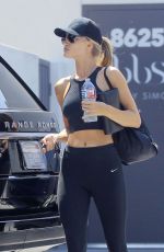 ROSIE HUNTINGTON-WHITELEY Leaves a Gym in West Hollywood 07/29/2016
