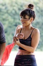 ROXANNE PALLETT Workig Out at Regent