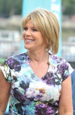 RUTH LANGSFORD on the Set f This Morning Show in London 07/21/2016