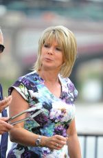 RUTH LANGSFORD on the Set f This Morning Show in London 07/21/2016